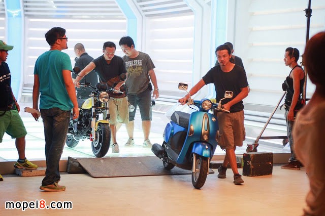光陽(yáng)MINI BIKE KYMCO AIR150曝光