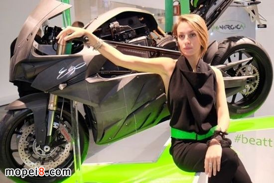 意大利第一輛采用F1技術的電動摩托車