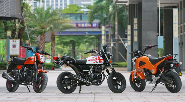 天地游俠大公仔、春風狒狒125、力帆小鬼2 Mini Bike迷你小車實戰測評