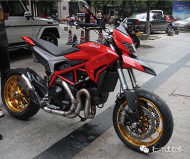 杜卡迪Hypermotard限量定制競技全段摩托車排氣管