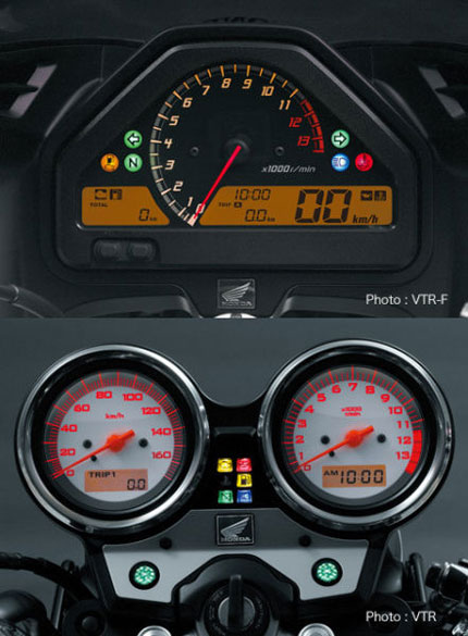 VTR250 90度V缸引擎