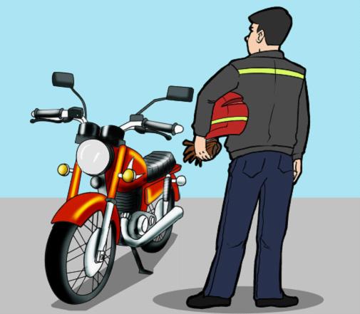 摩托車頭盔和防護裝備