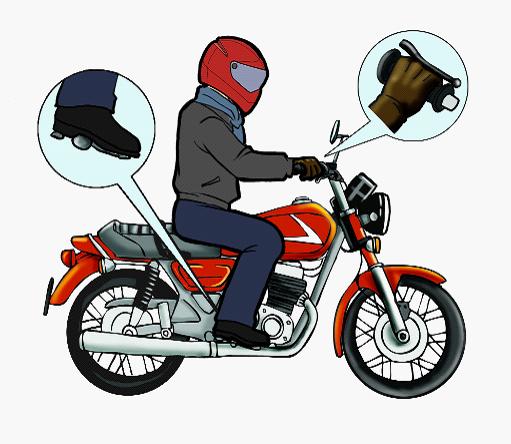 摩托車駕駛姿勢規范