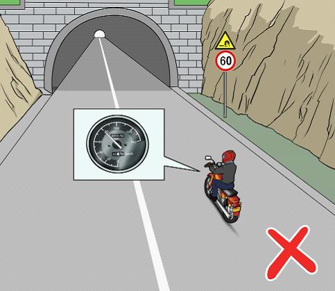 摩托車隧道行駛注意事項(xiàng)