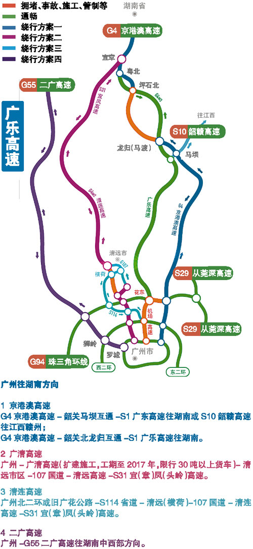 2015年春運(yùn)廣東省道路交通安全出行指引