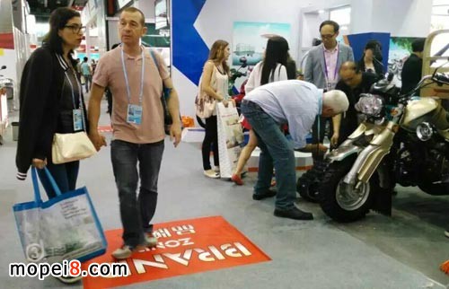 117屆廣交會摩托車與配件展區外商圖