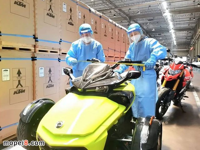 上海海關優化進口摩托車
