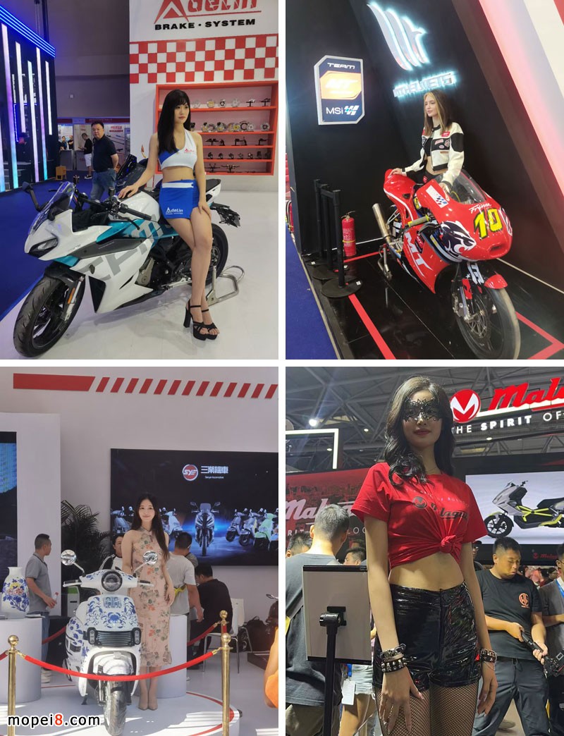 2023中國摩博會機車美女模特
